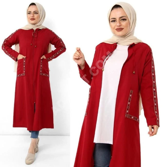 جاكيت بسحاب مناسب للمحجبات