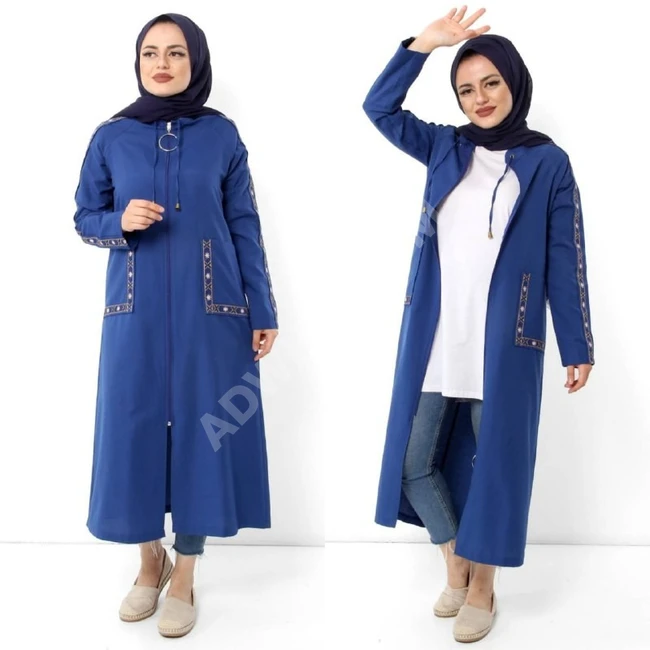 جاكيت بسحاب مناسب للمحجبات