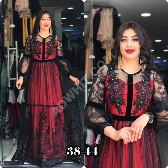 فستان سهرة طويل