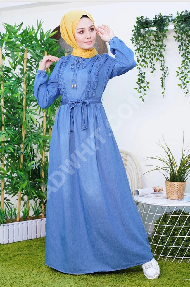 فستان جينز للمحجبات