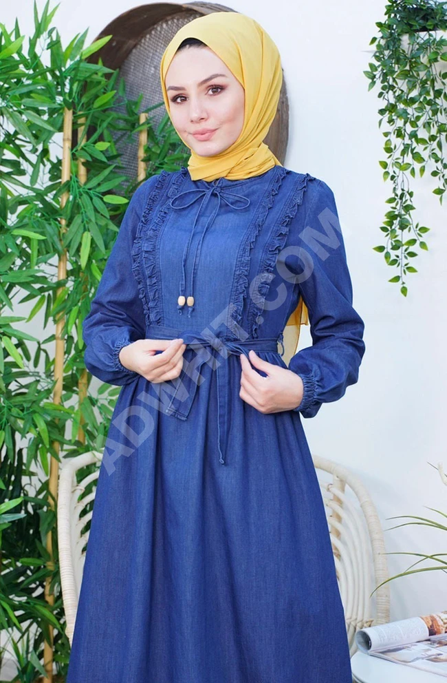 فستان جينز للمحجبات