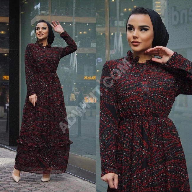 فستان طويل للمحجبات