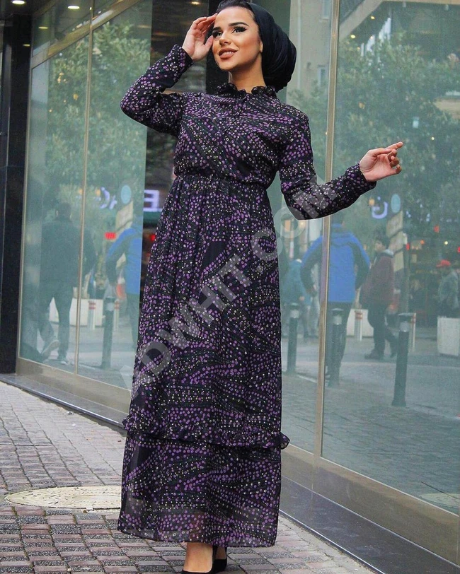 فستان طويل للمحجبات