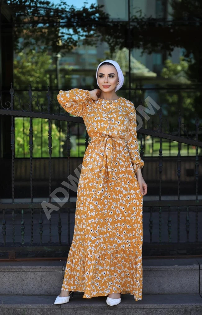 فستان نسائي مناسب للحجاب