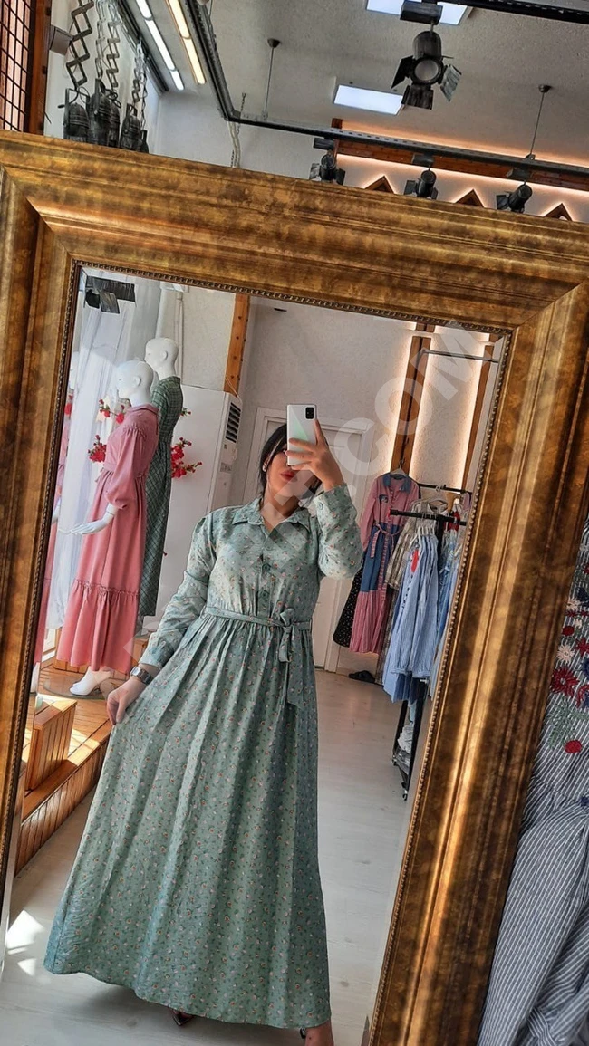 فستان طويل مناسب للحجاب