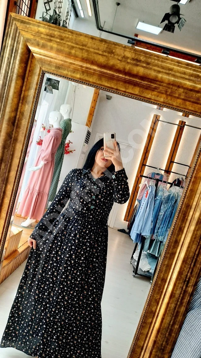 فستان طويل مناسب للحجاب