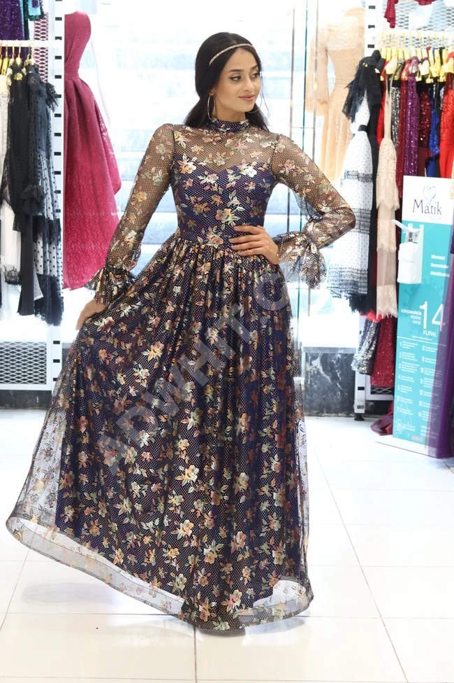 فستان سهرة طويل