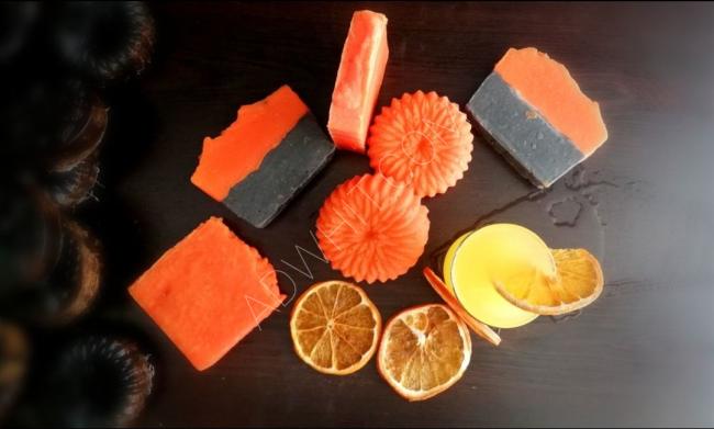 صابون البرتقال - صابونة البرتقال الطبيعي للعناية بالبشره