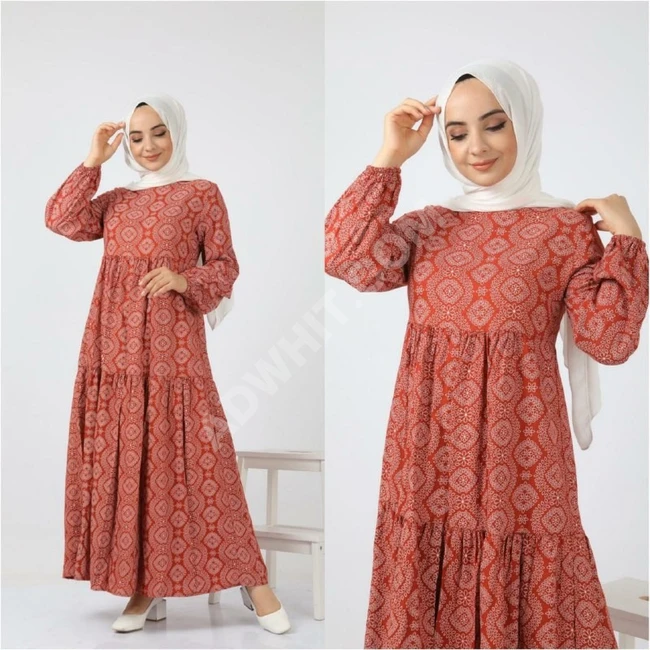 فستان طويل للمحجبات