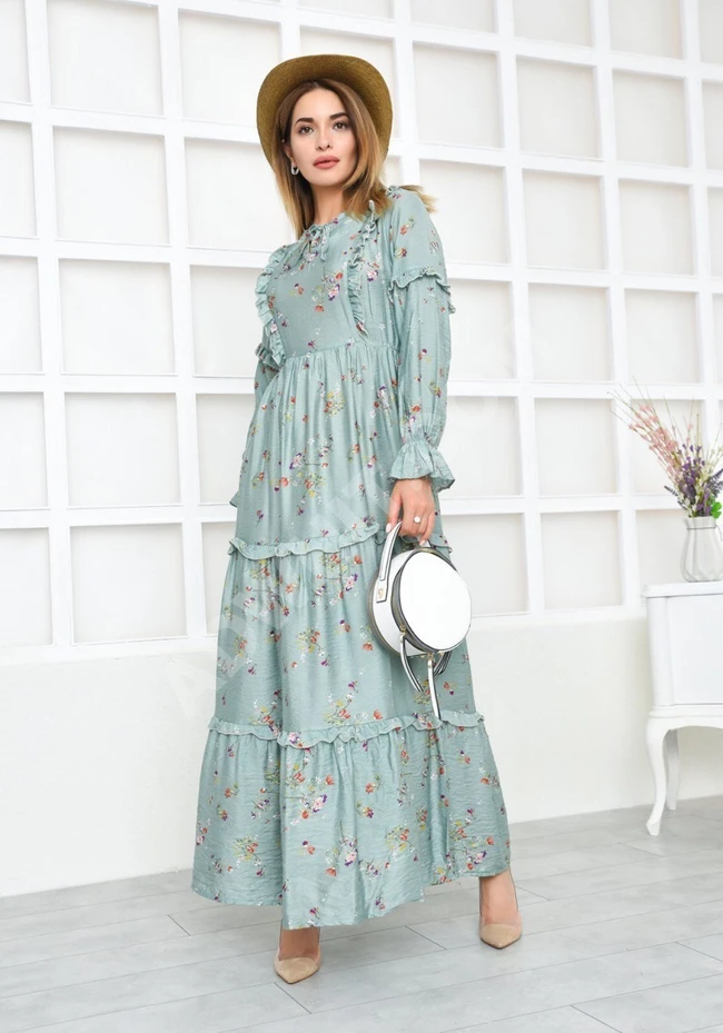 فستان طويل للمحجبات