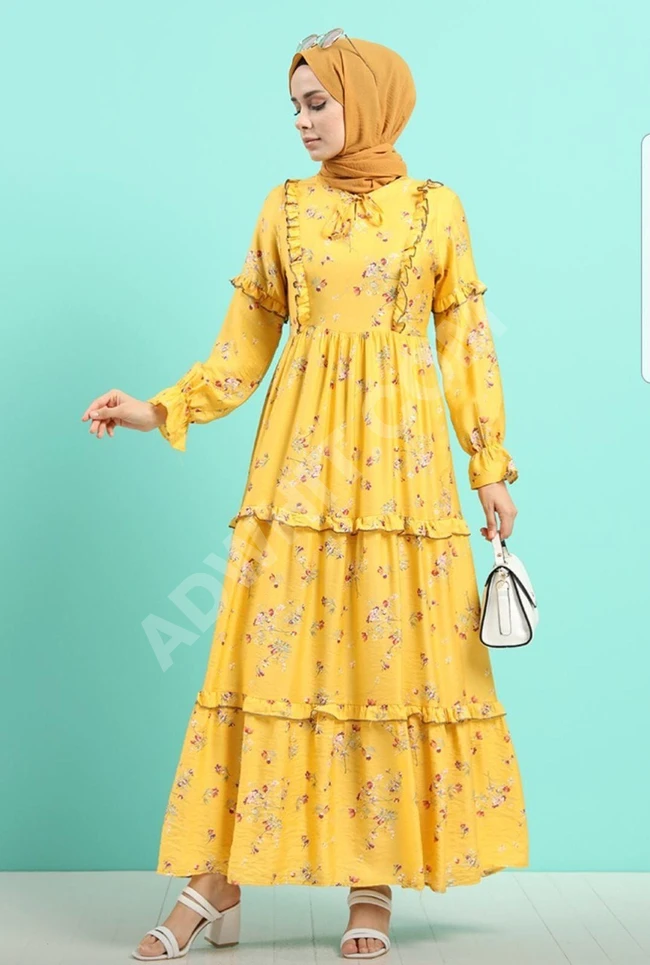 فستان طويل للمحجبات