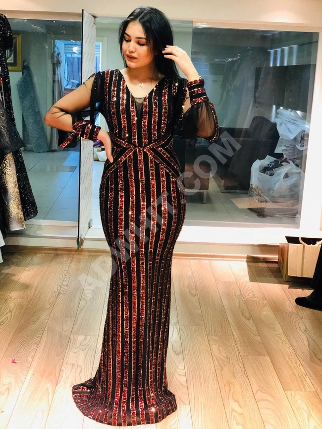 فستان سهرة نسائي 