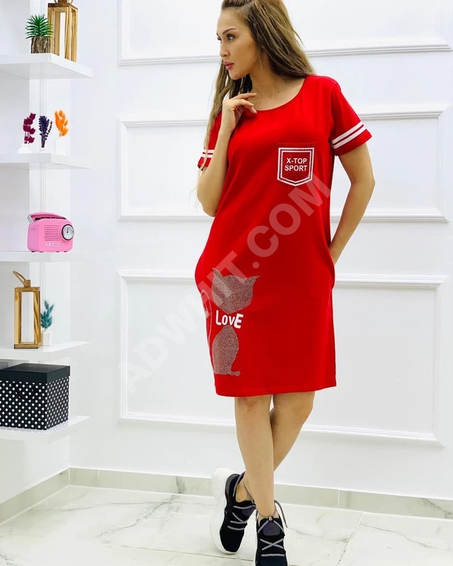 فستان قطتي سبور 