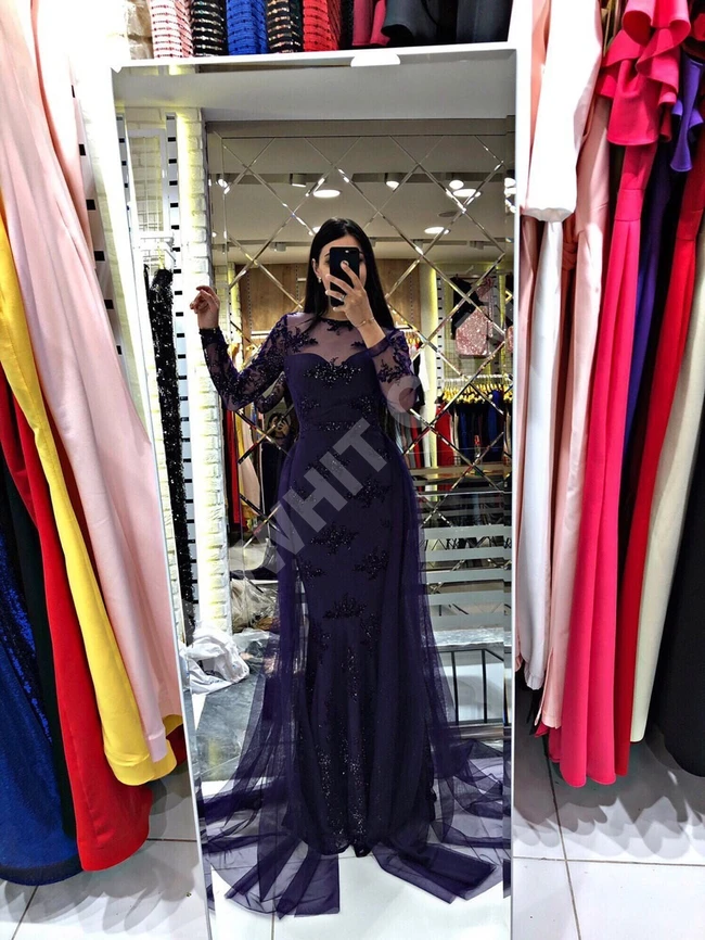 فستان سهرة نسائي طويل