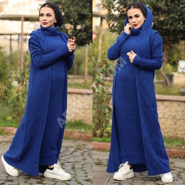 فستان صوف للمحجبات