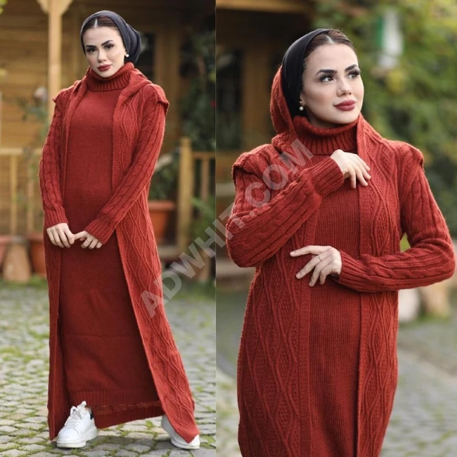 فستان صوف للمحجبات