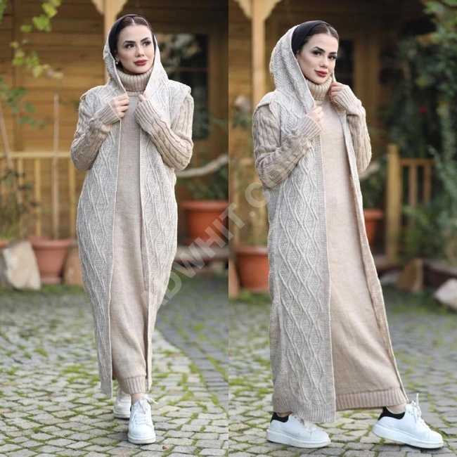 فستان صوف للمحجبات