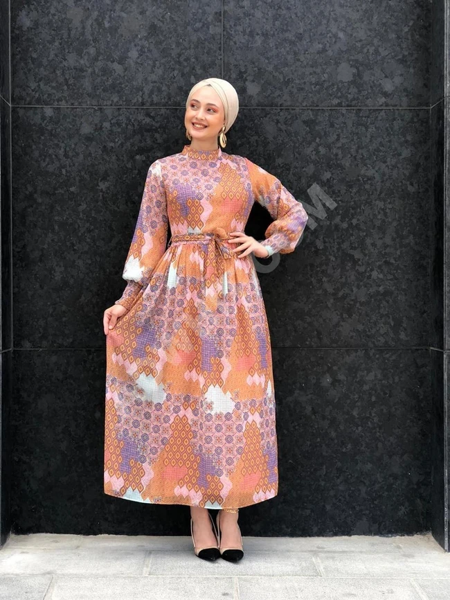 فستان طويل للمحجبات