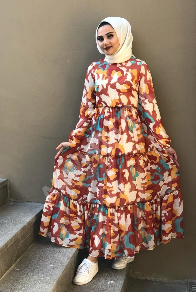 فستان طويل للمحجبات