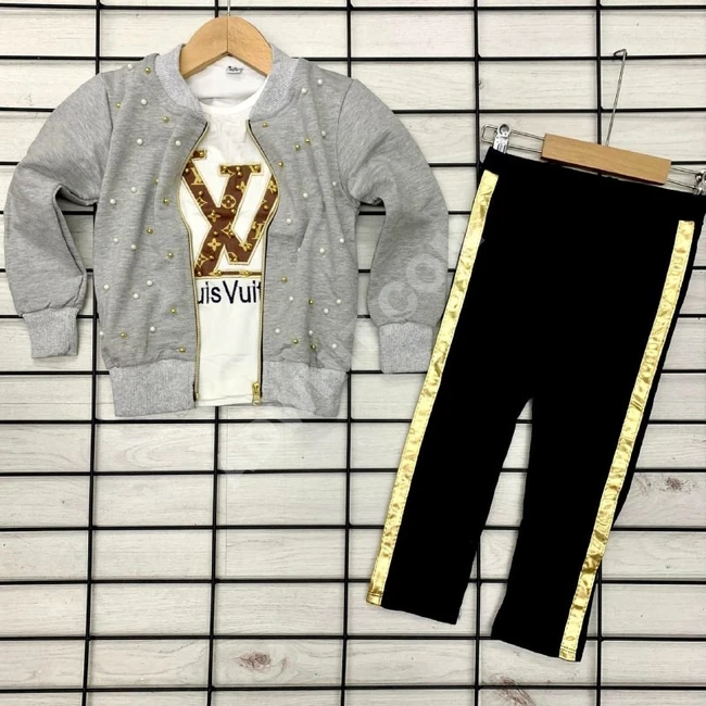 بيجاما بناتي ثلاث قطع