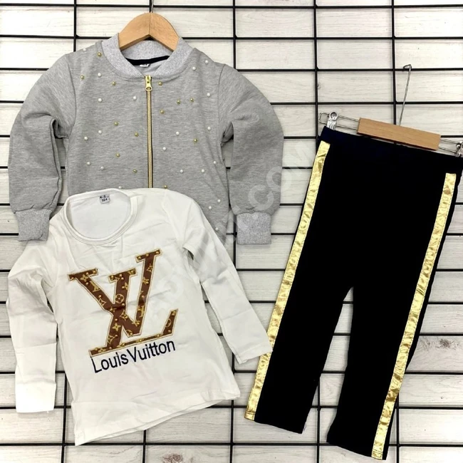 بيجاما بناتي ثلاث قطع