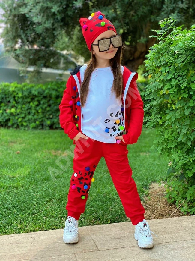 بيجاما بناتي اربع قطع 