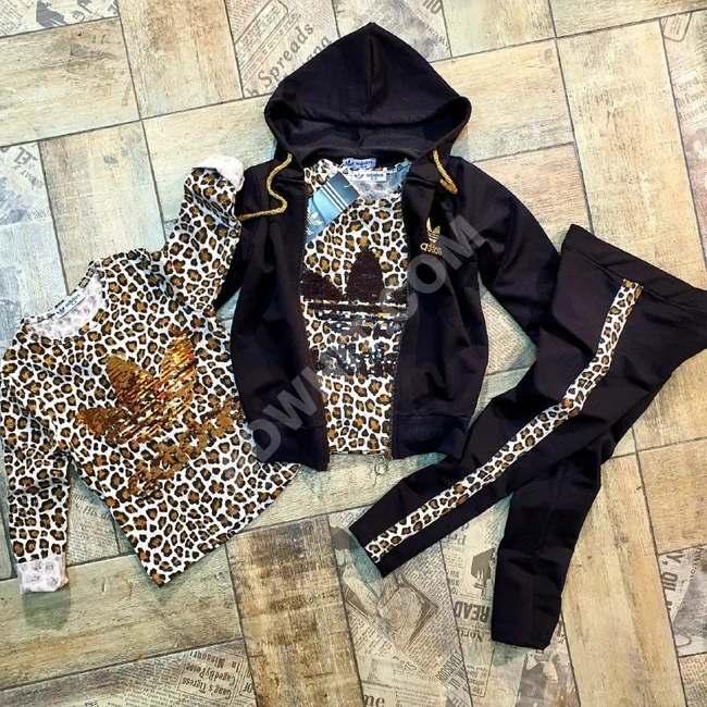 بيجاما بناتي ثلاث قطع