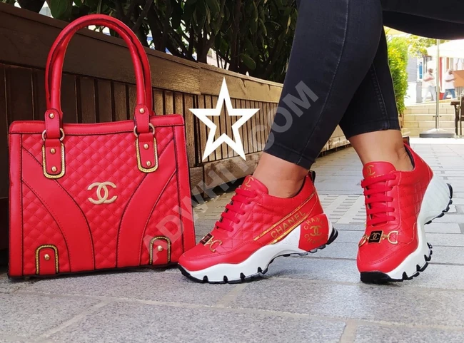 طقم حذاء سبور مع حقيبة 