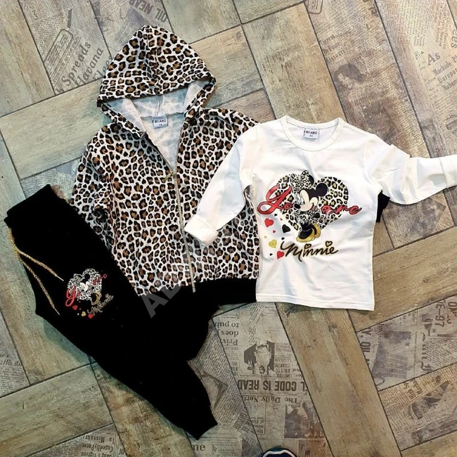 بيجاما بناتي ثلاث قطع