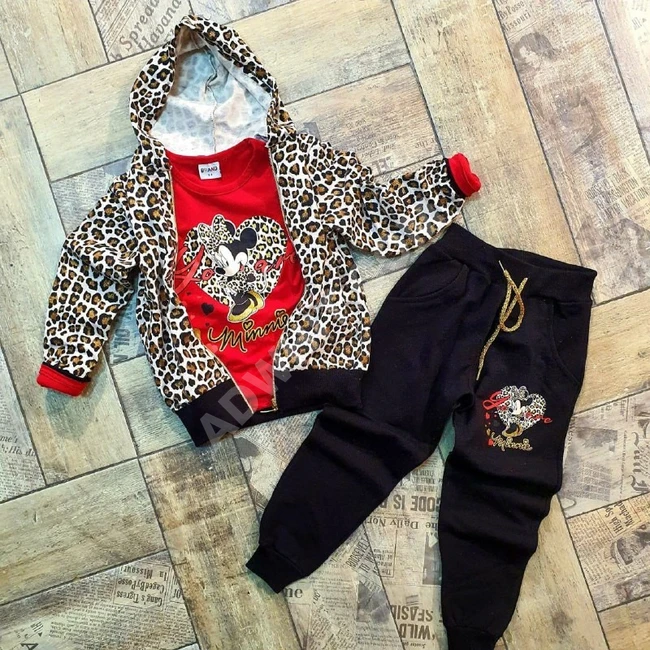 بيجاما بناتي ثلاث قطع