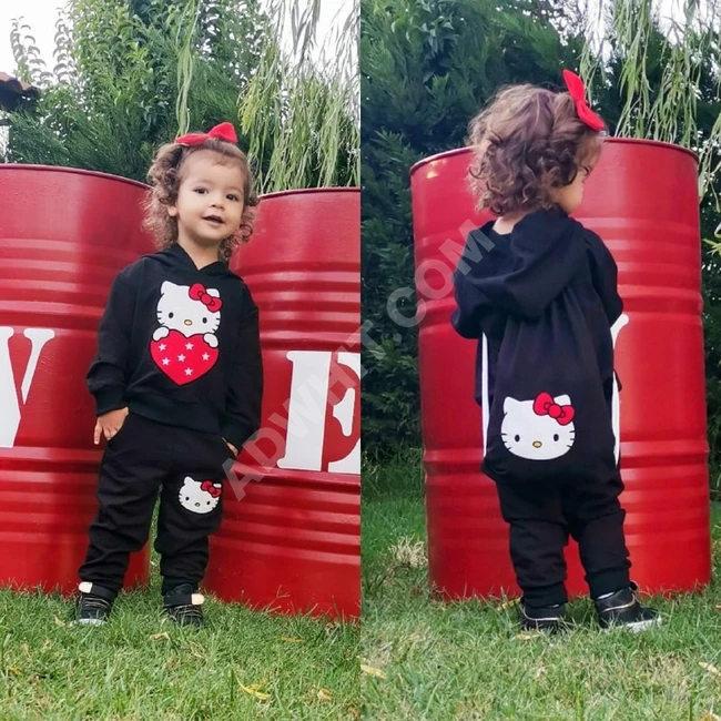 بيجاما بناتي مع حقيبة 