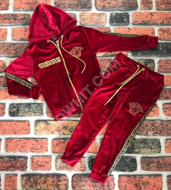 بيجاما بناتي مخمل