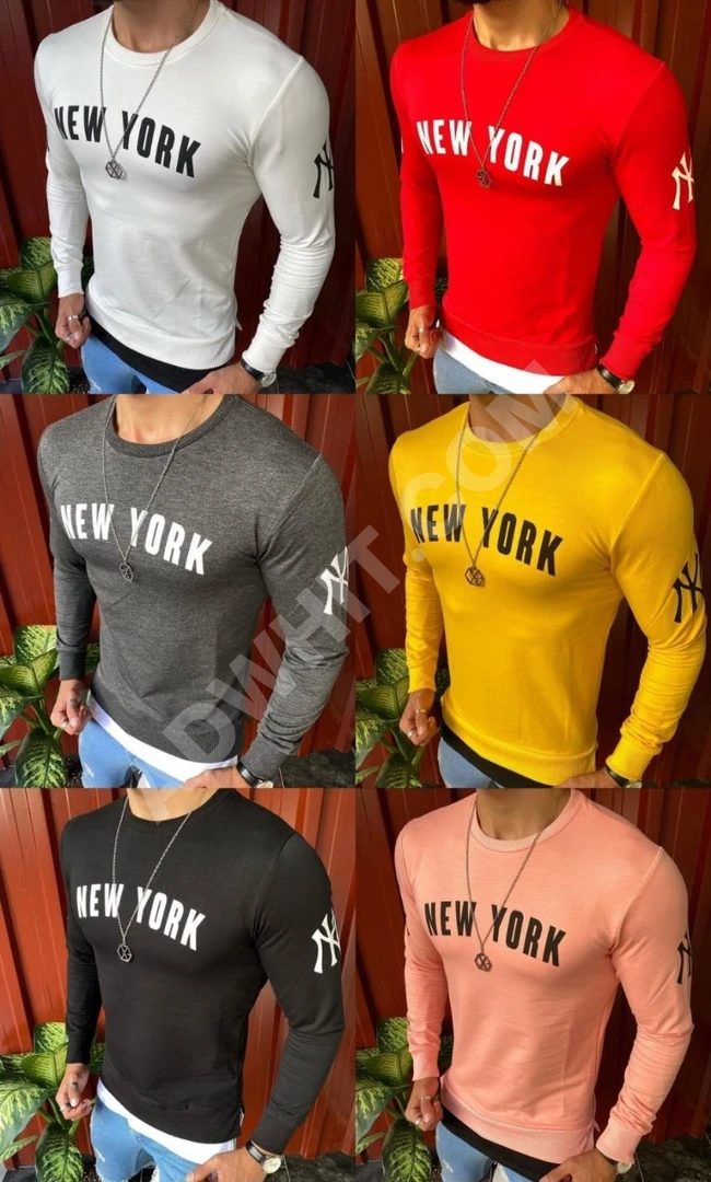 كنزات رجالية بموديلات مختلفة