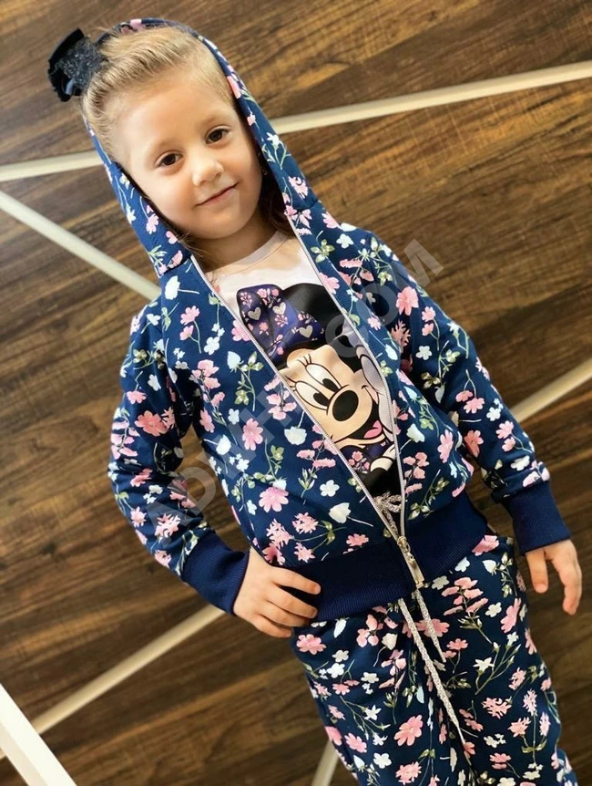 بيجاما بناتي طبعة ميكي ماوس