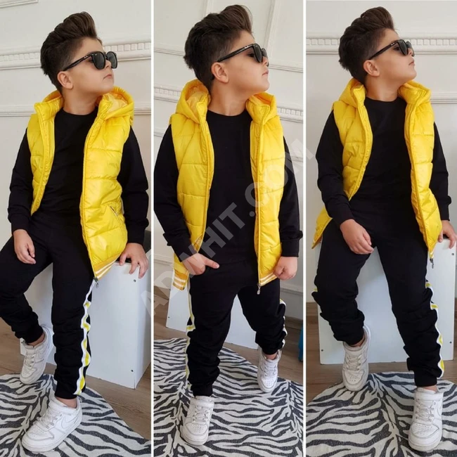 طقم ولادي ثلاث قطع