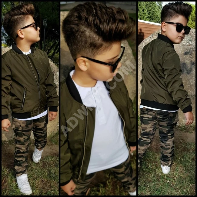 طقم ولادي ثلاث قطع