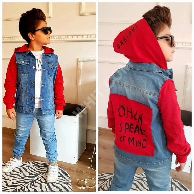 طقم ثلاث قطع ولادي