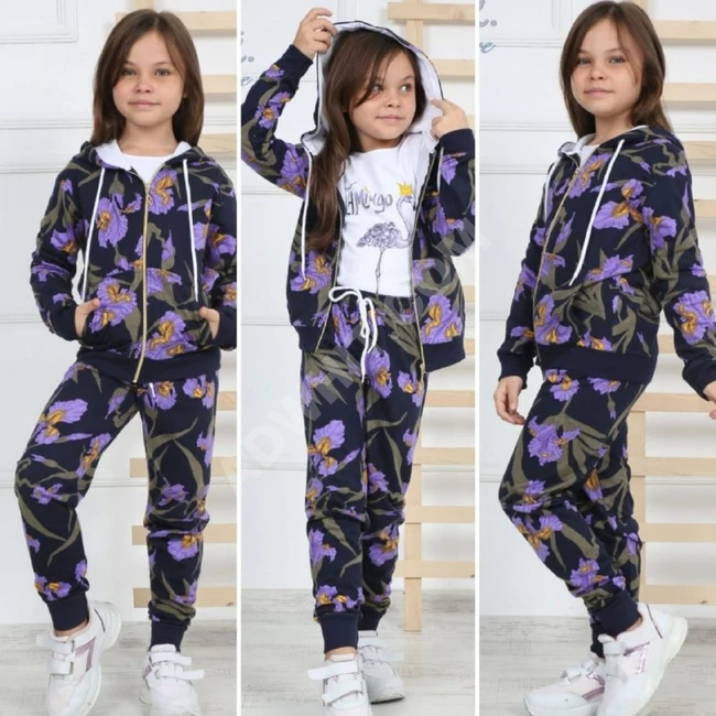 بيجاما بناتي ثلاث قطع 