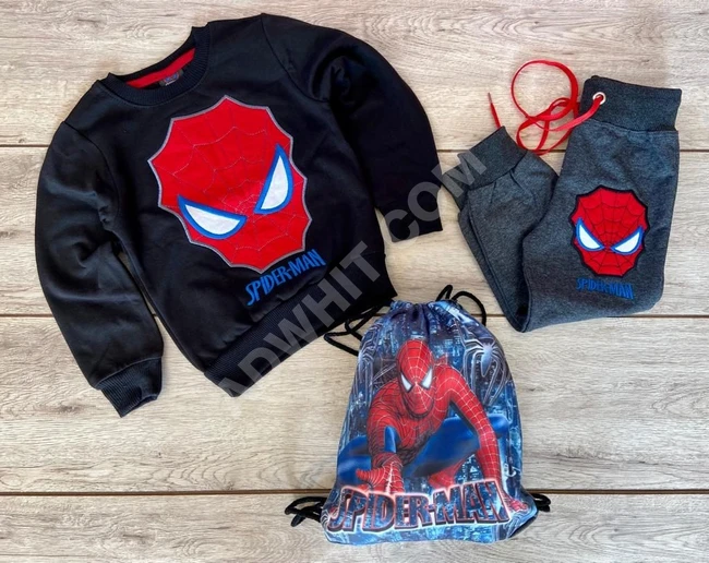 مجموعة سبايدر مان مع الحقيبة والكمامة 
