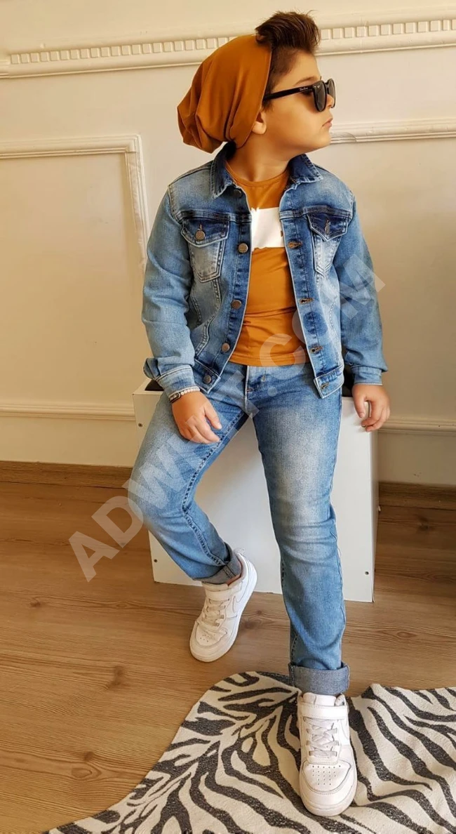 طقم ولادي اربع قطع 