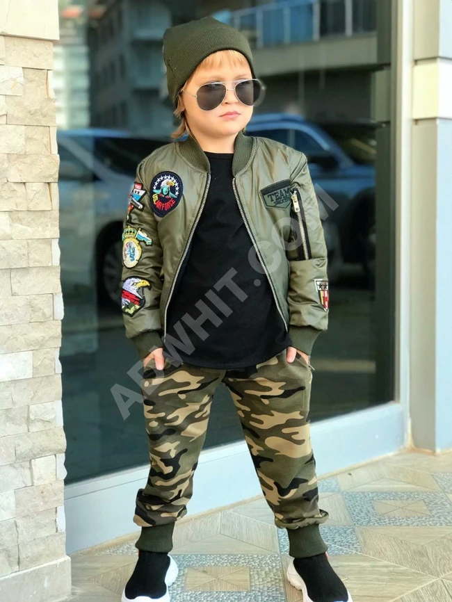 طقم ولادي اربع قطع