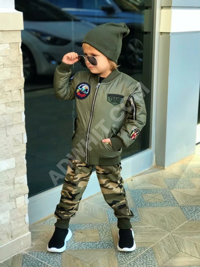 طقم ولادي اربع قطع