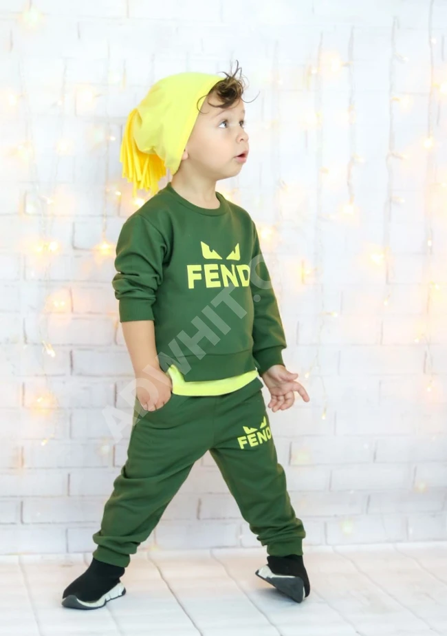 طقم ولادي قطن 100%