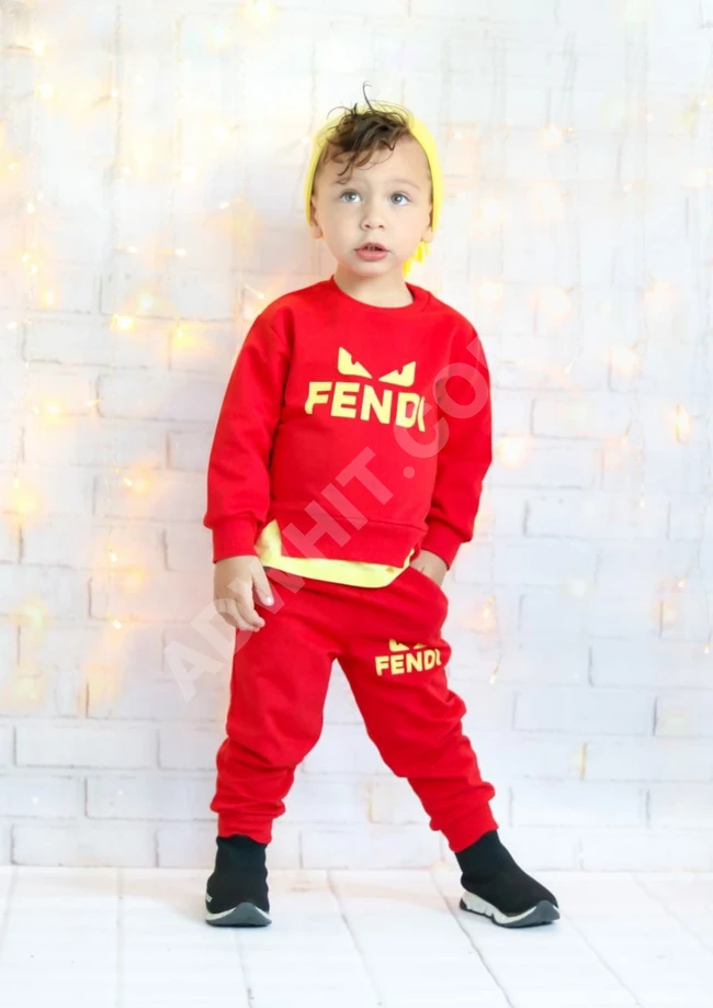 طقم ولادي قطن 100%