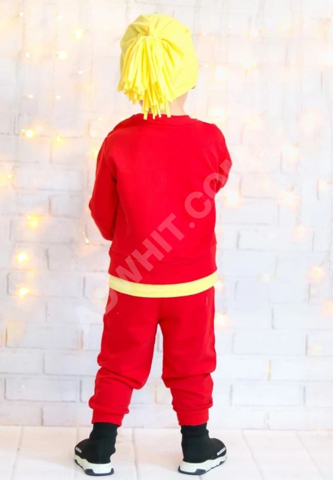 طقم ولادي قطن 100%