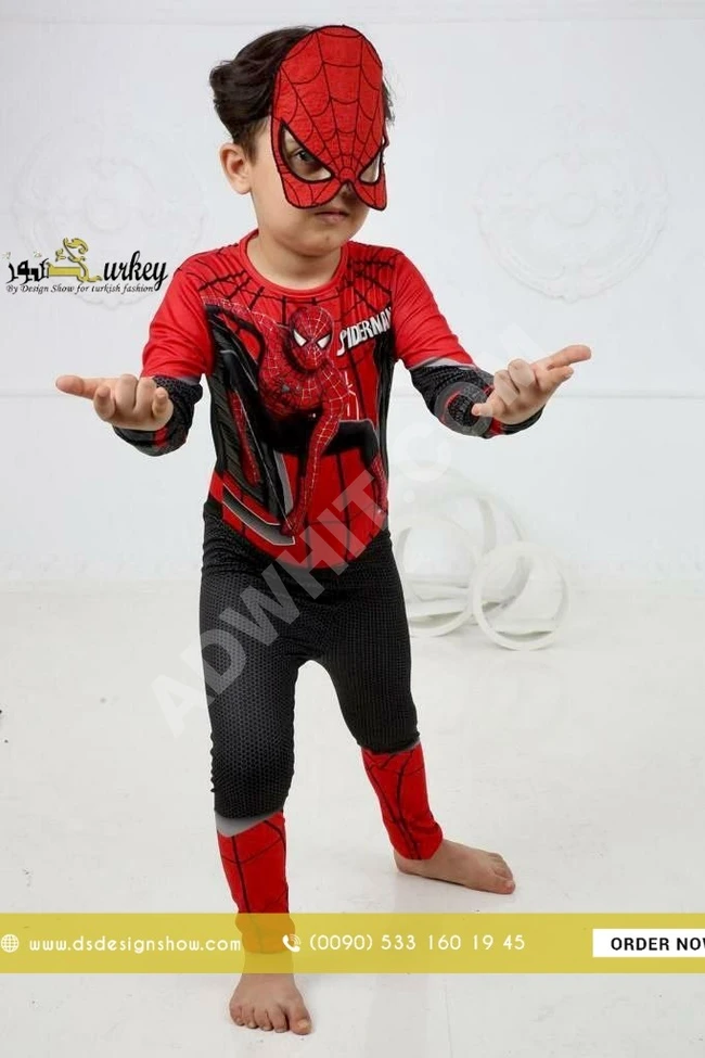 طقم ولادي سبايدرمان 