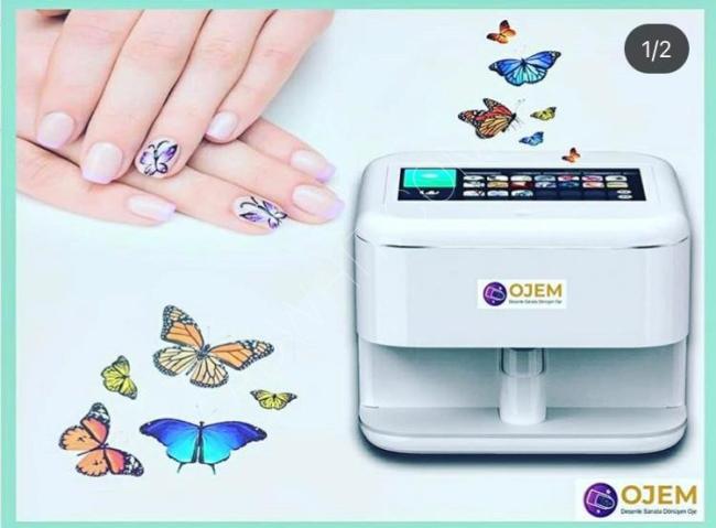 ماكينة الأظافر الرقمية  Ojem nail art printer