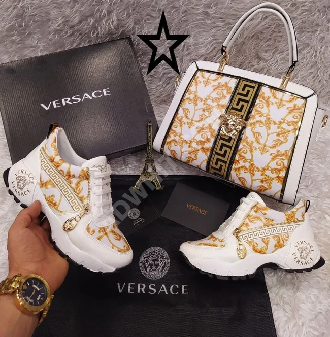 طقم حذاء سبور مع حقيبة نسائي 