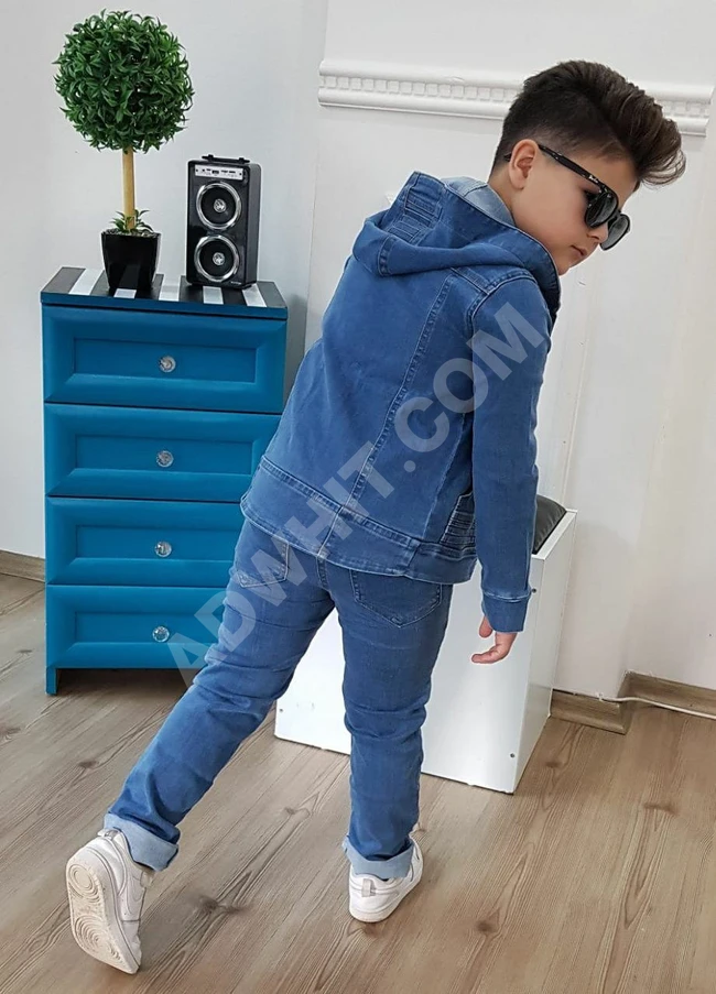 طقم جينز ولادي