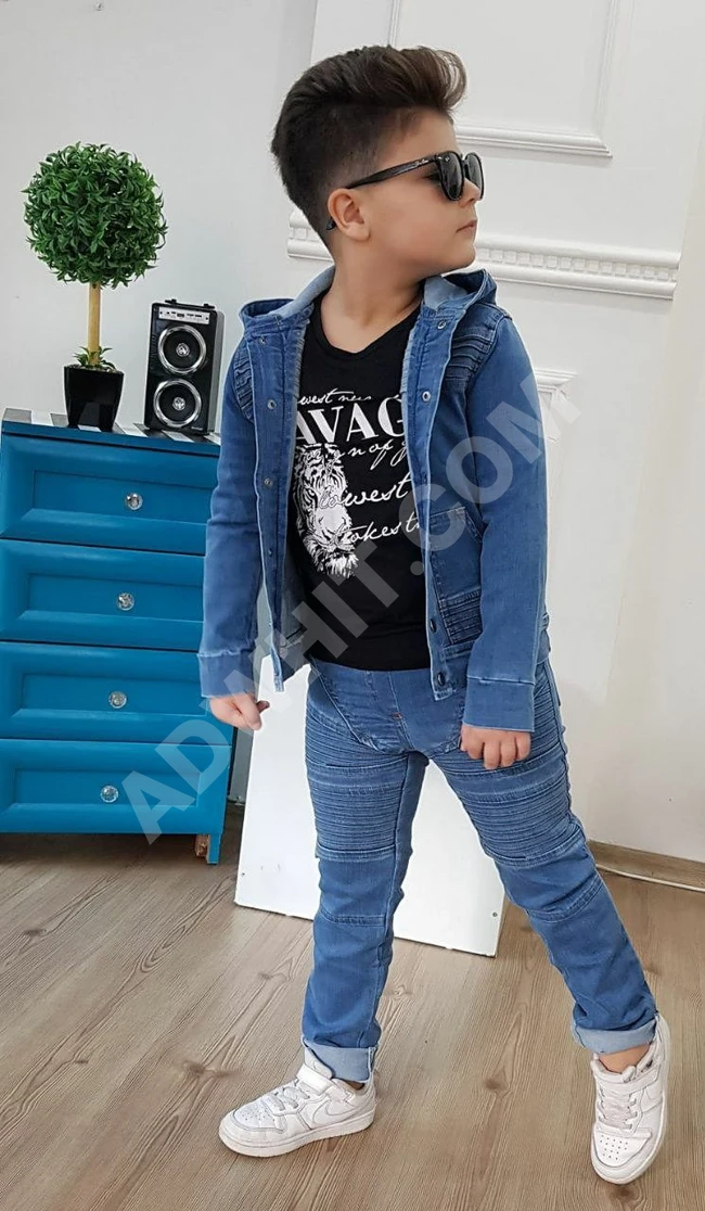 طقم جينز ولادي